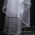 High Quality Elegant Silk Tulle White Wedding Veil Chic Bridal Veils